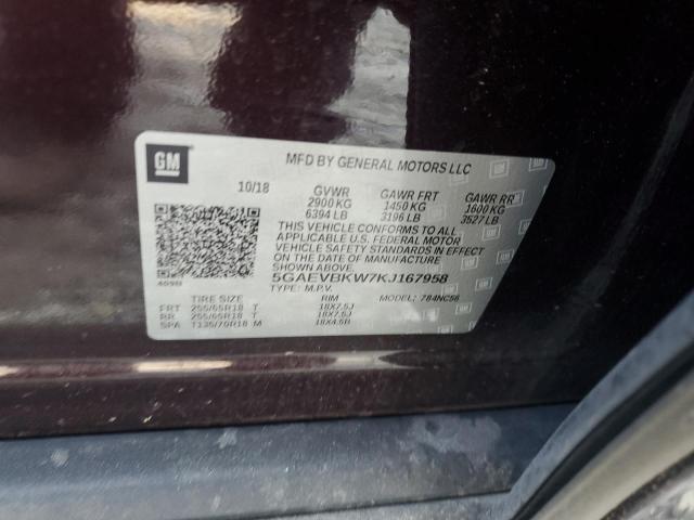 Photo 12 VIN: 5GAEVBKW7KJ167958 - BUICK ENCLAVE PR 