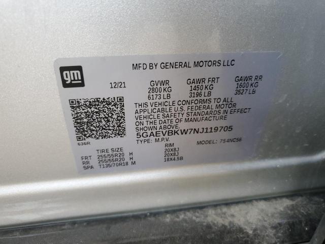 Photo 13 VIN: 5GAEVBKW7NJ119705 - BUICK ENCLAVE PR 