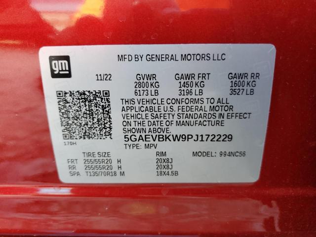 Photo 13 VIN: 5GAEVBKW9PJ172229 - BUICK ENCLAVE PR 