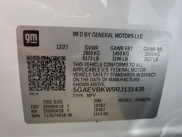 Photo 13 VIN: 5GAEVBKW9RJ131439 - BUICK ENCLAVE PR 