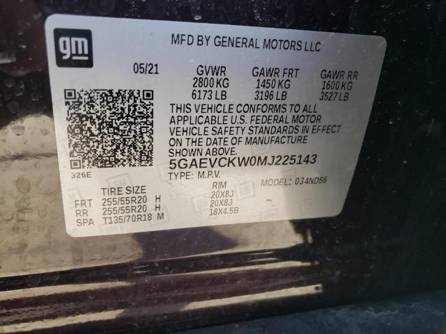 Photo 11 VIN: 5GAEVCKW0MJ225143 - BUICK ENCLAVE 