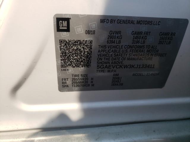 Photo 8 VIN: 5GAEVCKW3KJ133411 - BUICK ENCLAVE AV 