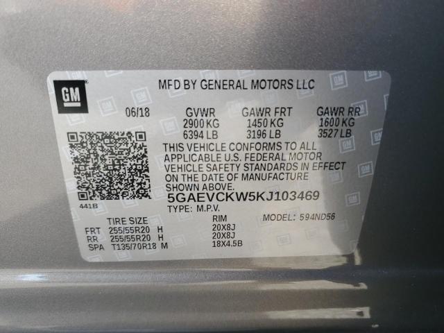 Photo 12 VIN: 5GAEVCKW5KJ103469 - BUICK ENCLAVE AV 