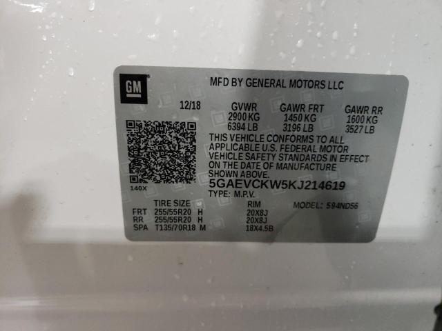 Photo 13 VIN: 5GAEVCKW5KJ214619 - BUICK ENCLAVE AV 