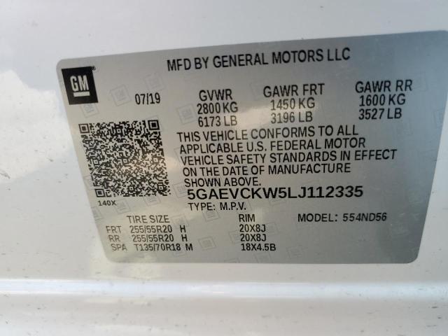 Photo 12 VIN: 5GAEVCKW5LJ112335 - BUICK ENCLAVE AV 