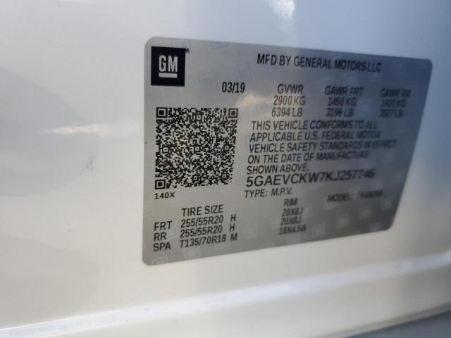 Photo 12 VIN: 5GAEVCKW7KJ257746 - BUICK ENCLAVE AV 