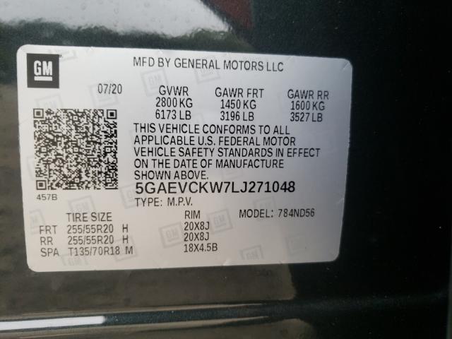 Photo 9 VIN: 5GAEVCKW7LJ271048 - BUICK ENCLAVE AV 