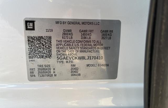 Photo 9 VIN: 5GAEVCKW8LJ170410 - BUICK ENCLAVE AV 