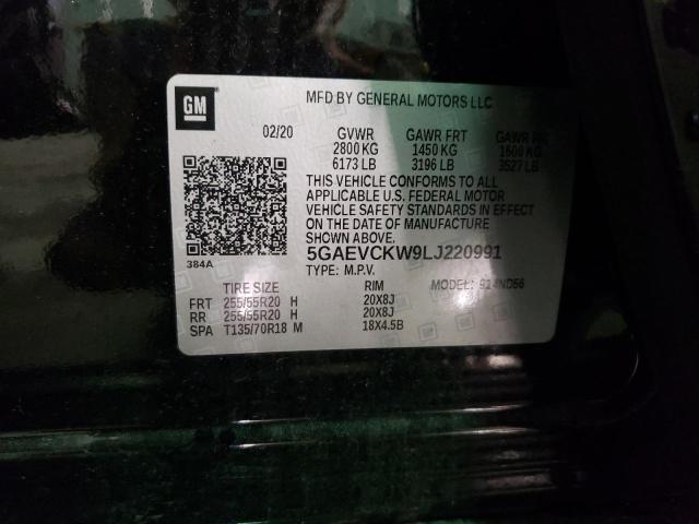 Photo 12 VIN: 5GAEVCKW9LJ220991 - BUICK ENCLAVE AV 