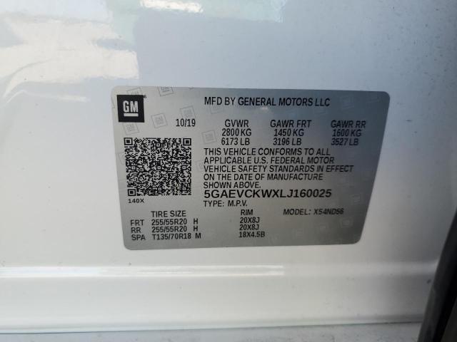 Photo 13 VIN: 5GAEVCKWXLJ160025 - BUICK ENCLAVE AV 