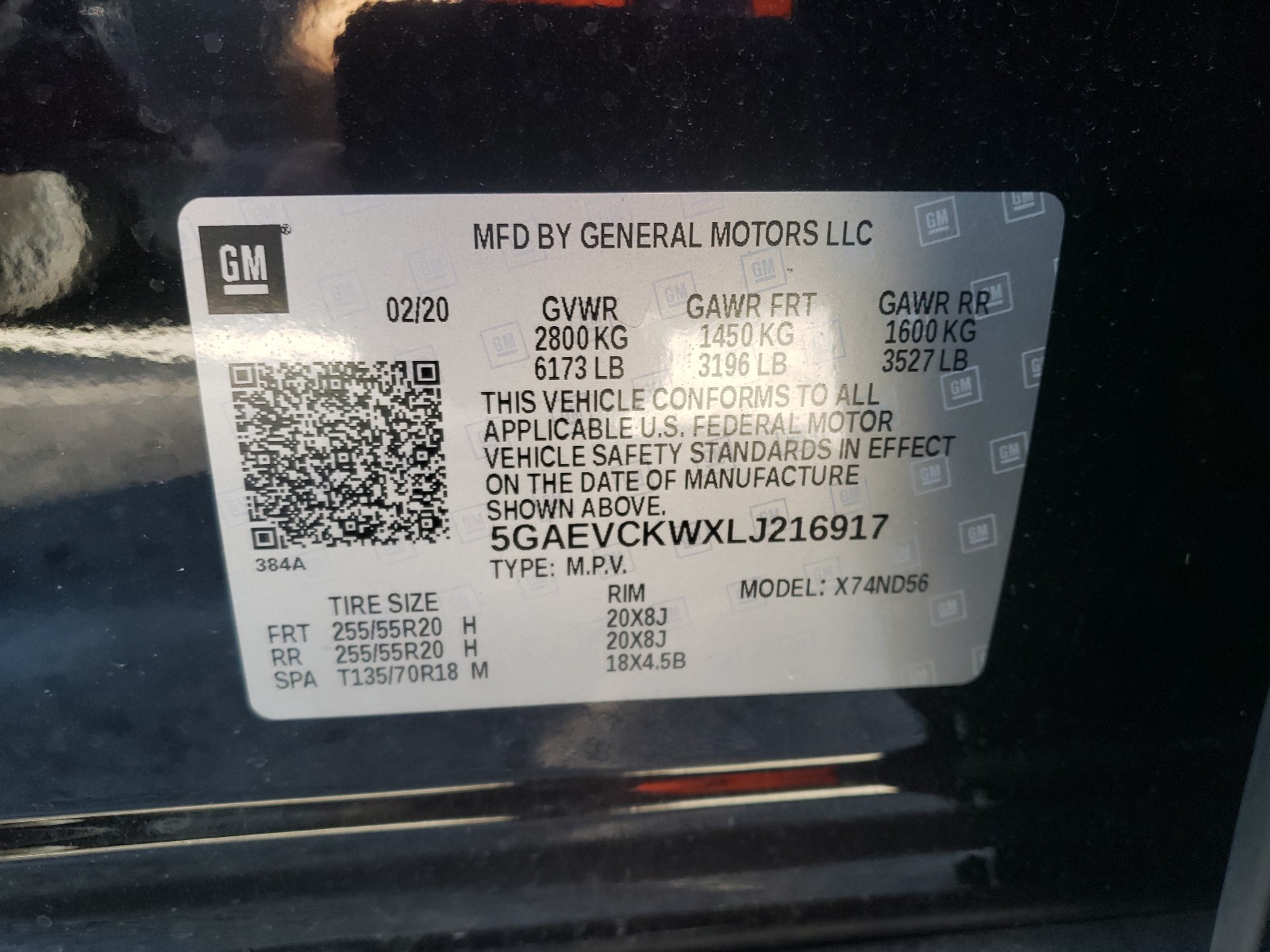 Photo 9 VIN: 5GAEVCKWXLJ216917 - BUICK ENCLAVE AV 