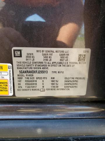 Photo 12 VIN: 5GAKRAKDXFJ295813 - BUICK ENCLAVE 