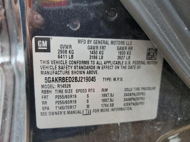 Photo 12 VIN: 5GAKRBED2BJ219045 - BUICK ENCLAVE CX 