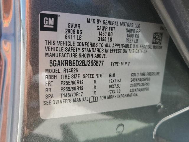 Photo 12 VIN: 5GAKRBED2BJ366577 - BUICK ENCLAVE CX 