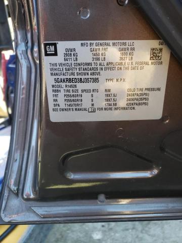 Photo 9 VIN: 5GAKRBED3BJ357385 - BUICK ENCLAVE 