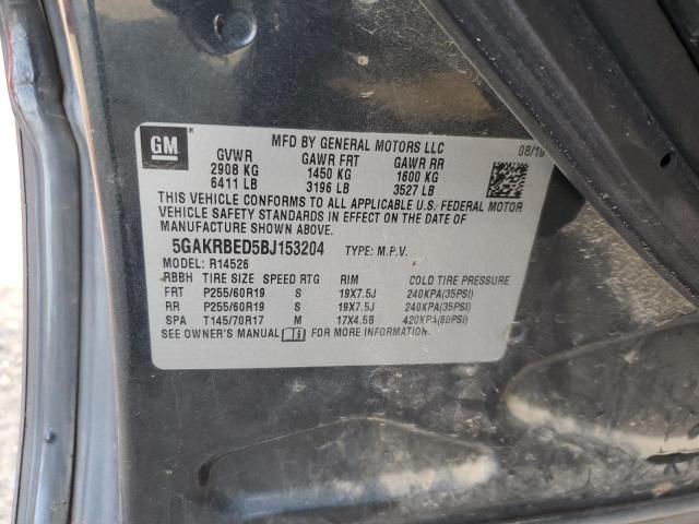 Photo 11 VIN: 5GAKRBED5BJ153204 - BUICK ENCLAVE CX 