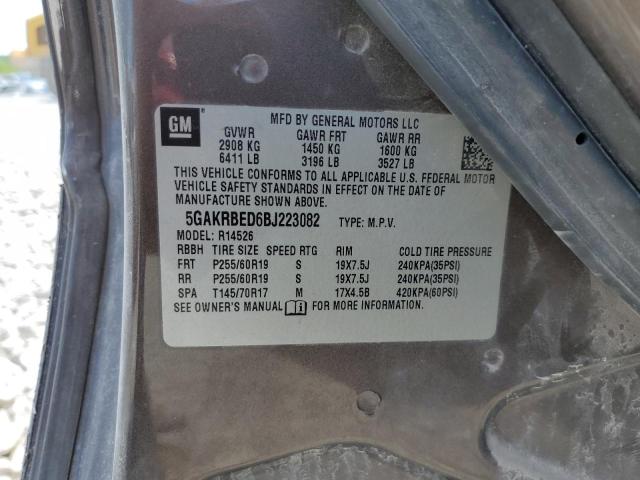 Photo 12 VIN: 5GAKRBED6BJ223082 - BUICK ENCLAVE 