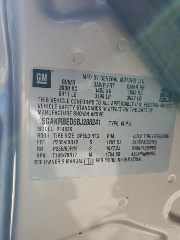 Photo 12 VIN: 5GAKRBED6BJ288241 - BUICK ENCLAVE CX 