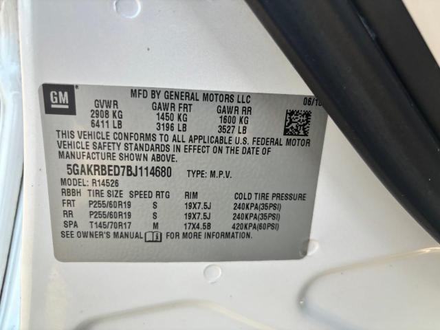 Photo 9 VIN: 5GAKRBED7BJ114680 - BUICK ENCLAVE 