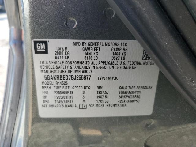 Photo 11 VIN: 5GAKRBED7BJ255877 - BUICK ENCLAVE 