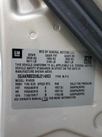 Photo 13 VIN: 5GAKRBED9BJ214862 - BUICK ENCLAVE 