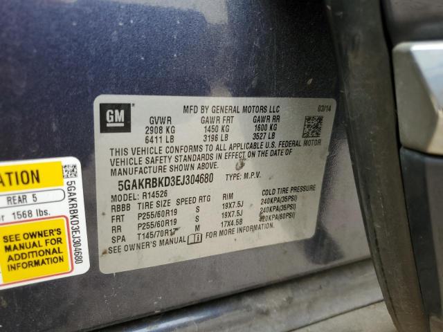 Photo 13 VIN: 5GAKRBKD3EJ304680 - BUICK ENCLAVE 