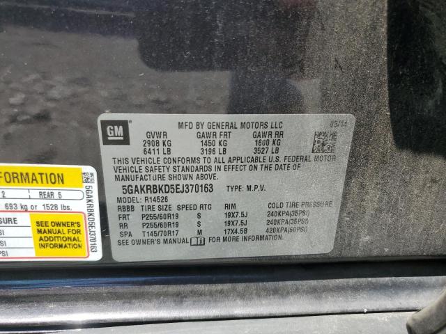 Photo 12 VIN: 5GAKRBKD5EJ370163 - BUICK ENCLAVE 