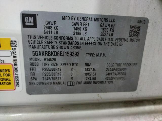 Photo 12 VIN: 5GAKRBKD6EJ159392 - BUICK ENCLAVE 