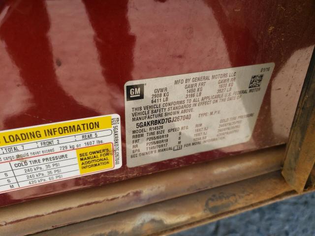 Photo 11 VIN: 5GAKRBKD7GJ267040 - BUICK ENCLAVE 