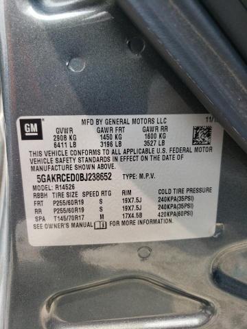 Photo 12 VIN: 5GAKRCED0BJ238652 - BUICK ENCLAVE CX 