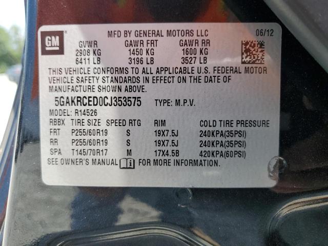 Photo 12 VIN: 5GAKRCED0CJ353575 - BUICK ENCLAVE 