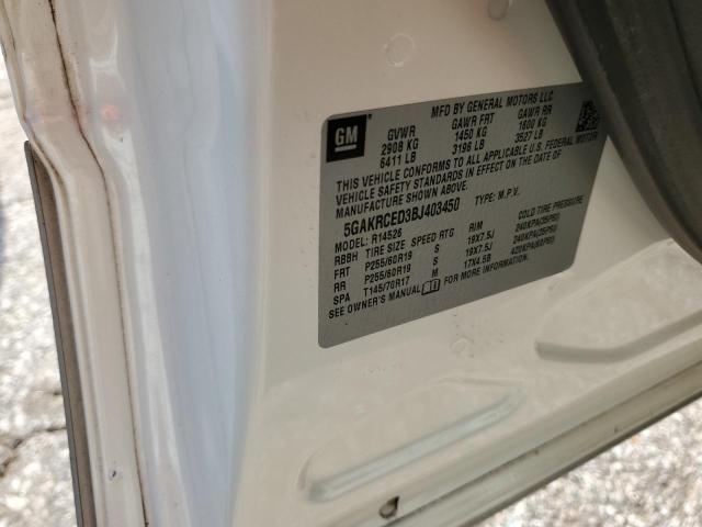 Photo 12 VIN: 5GAKRCED3BJ403450 - BUICK ENCLAVE CX 