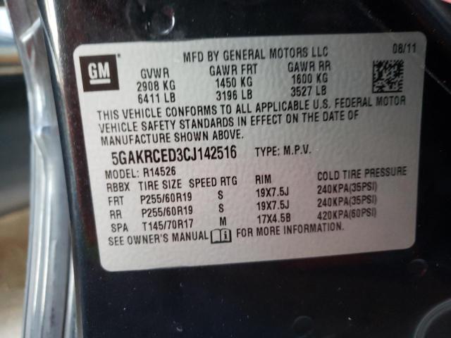 Photo 9 VIN: 5GAKRCED3CJ142516 - BUICK ENCLAVE 