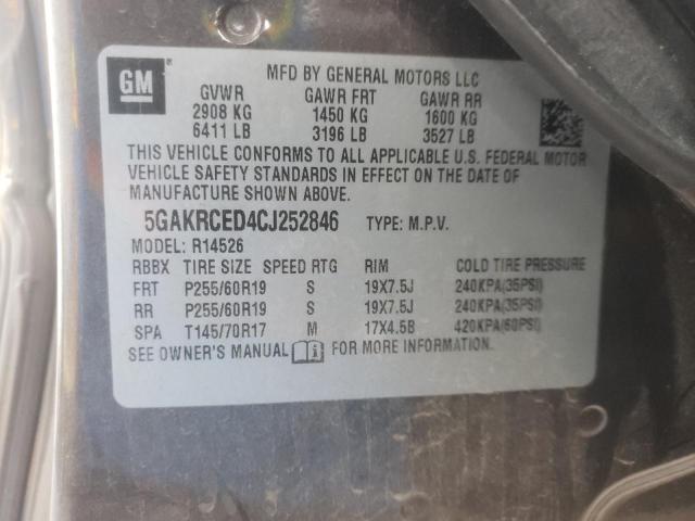 Photo 12 VIN: 5GAKRCED4CJ252846 - BUICK ENCLAVE 