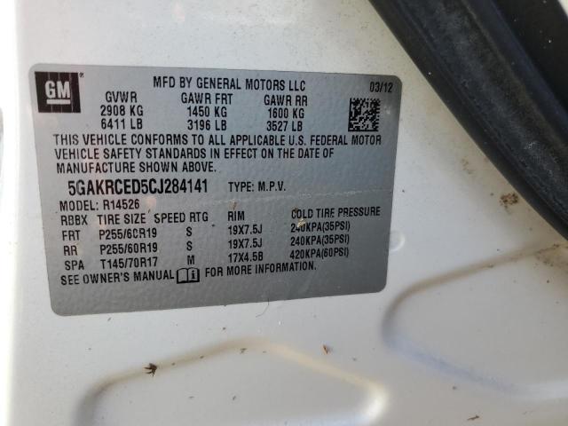 Photo 9 VIN: 5GAKRCED5CJ284141 - BUICK ENCLAVE 