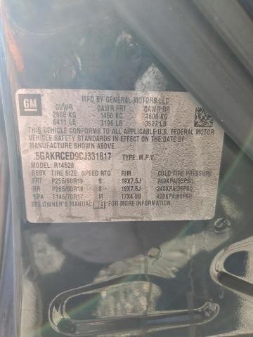 Photo 12 VIN: 5GAKRCED9CJ331817 - BUICK ENCLAVE 