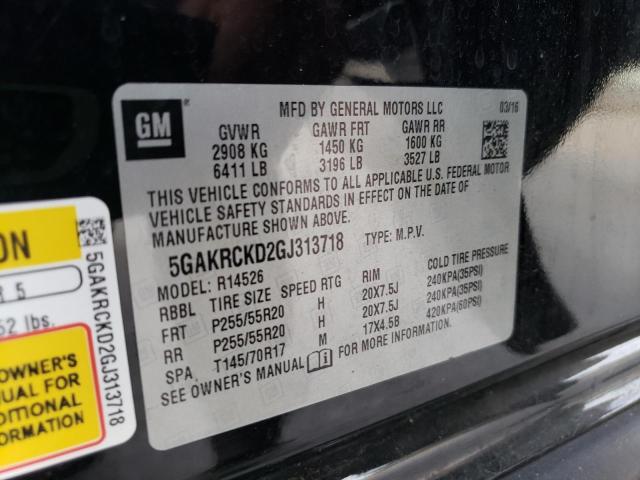 Photo 12 VIN: 5GAKRCKD2GJ313718 - BUICK ENCLAVE 