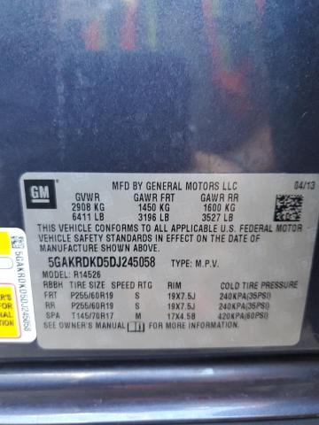 Photo 13 VIN: 5GAKRDKD5DJ245058 - BUICK ENCLAVE 