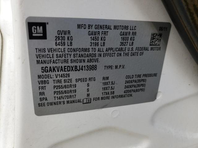 Photo 12 VIN: 5GAKVAEDXBJ413988 - BUICK ENCLAVE 