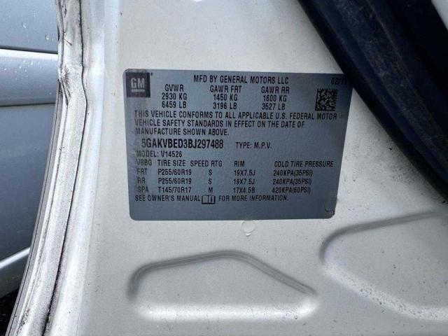 Photo 9 VIN: 5GAKVBED3BJ297488 - BUICK ENCLAVE CX 