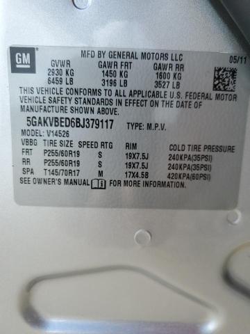 Photo 12 VIN: 5GAKVBED6BJ379117 - BUICK ENCLAVE CX 