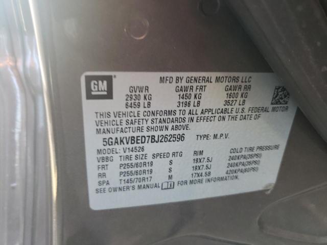 Photo 11 VIN: 5GAKVBED7BJ262596 - BUICK ENCLAVE CX 