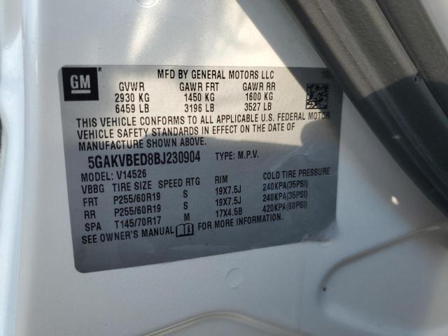 Photo 11 VIN: 5GAKVBED8BJ230904 - BUICK ENCLAVE CX 