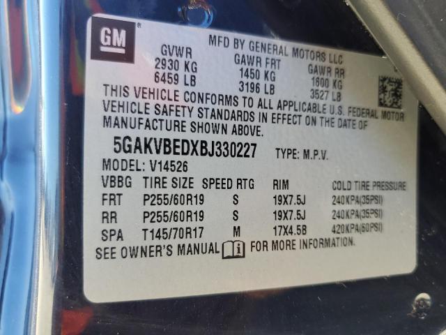 Photo 12 VIN: 5GAKVBEDXBJ330227 - BUICK ENCLAVE CX 