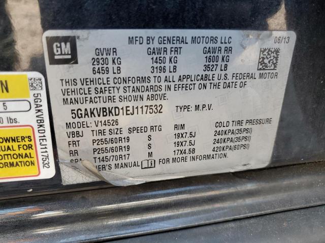 Photo 12 VIN: 5GAKVBKD1EJ117532 - BUICK ENCLAVE 