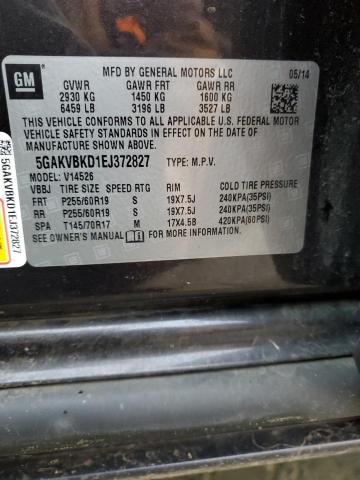 Photo 12 VIN: 5GAKVBKD1EJ372827 - BUICK ENCLAVE 