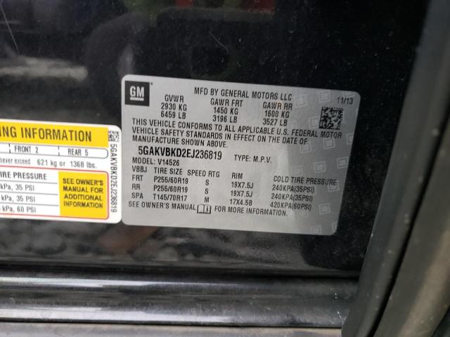 Photo 12 VIN: 5GAKVBKD2EJ236819 - BUICK ENCLAVE 