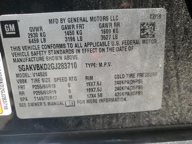 Photo 13 VIN: 5GAKVBKD2GJ283710 - BUICK ENCLAVE 