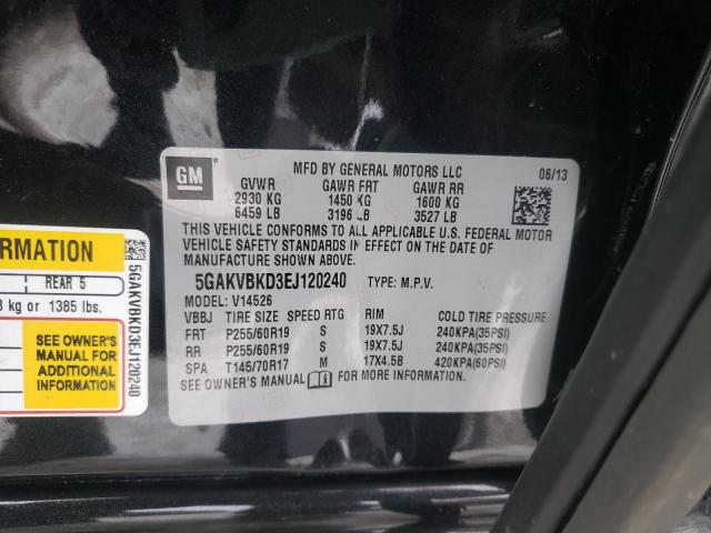 Photo 9 VIN: 5GAKVBKD3EJ120240 - BUICK ENCLAVE 