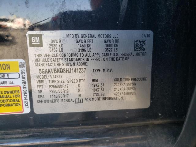 Photo 13 VIN: 5GAKVBKD3HJ141237 - BUICK ENCLAVE 